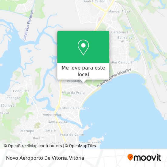 Novo Aeroporto De Vitoria mapa