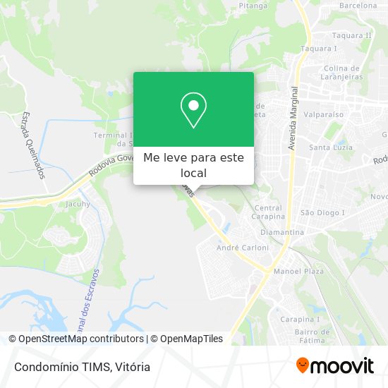 Condomínio TIMS mapa