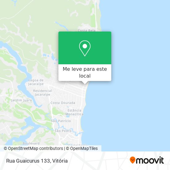 Rua Guaicurus 133 mapa