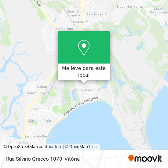Rua Silvino Grecco 1070 mapa