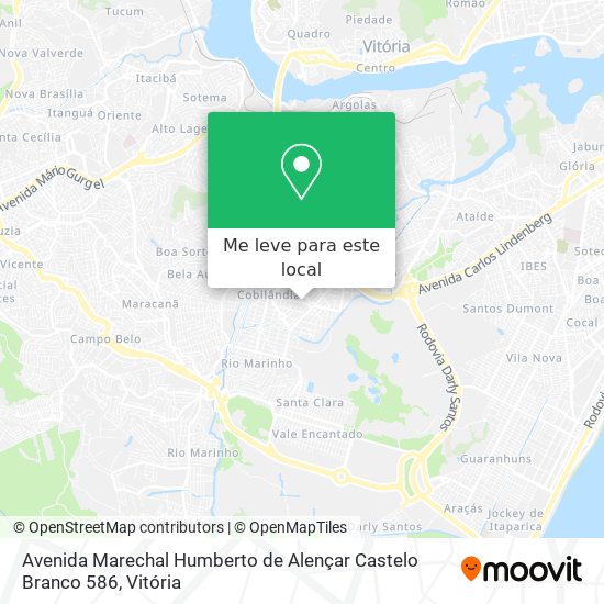 Avenida Marechal Humberto de Alençar Castelo Branco 586 mapa