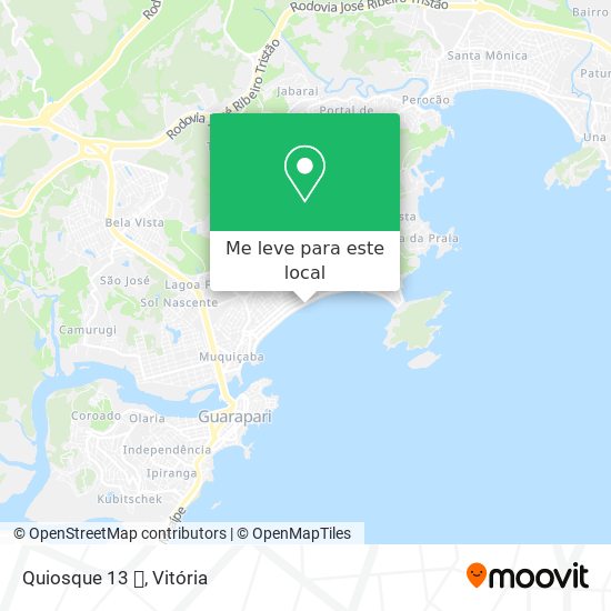 Quiosque 13 🐔 mapa