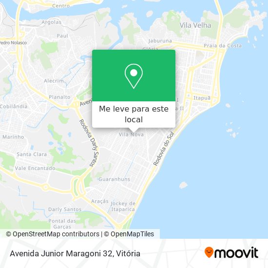 Avenida Junior Maragoni 32 mapa