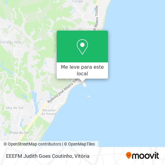 EEEFM Judith Goes Coutinho mapa