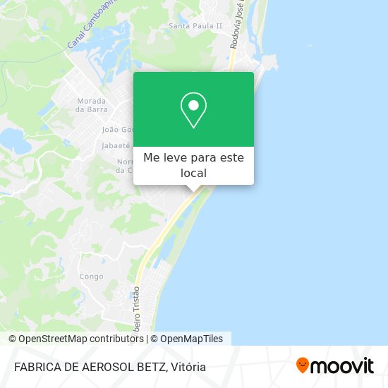 FABRICA DE AEROSOL BETZ mapa