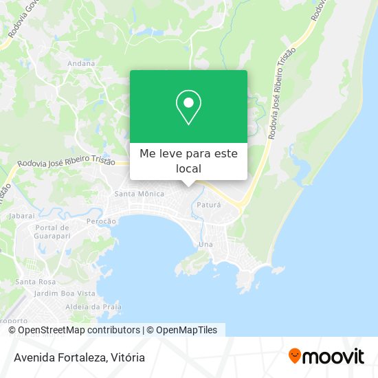 Avenida Fortaleza mapa