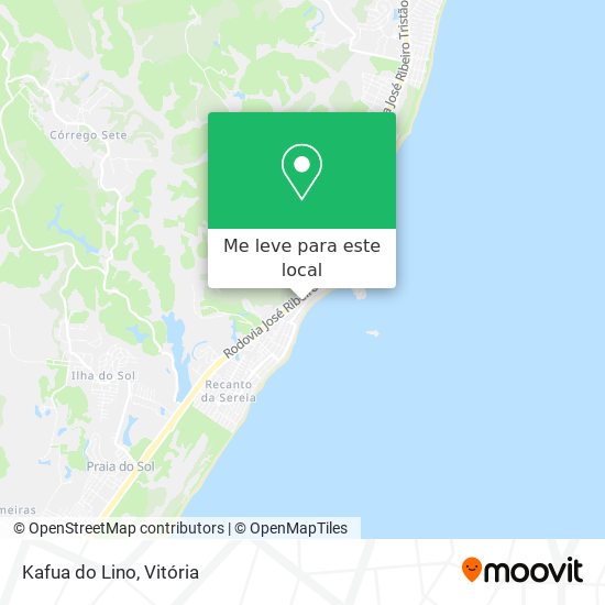 Kafua do Lino mapa