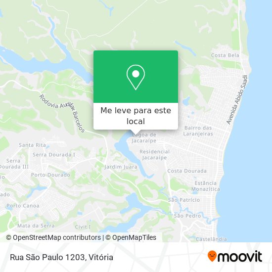 Rua São Paulo 1203 mapa