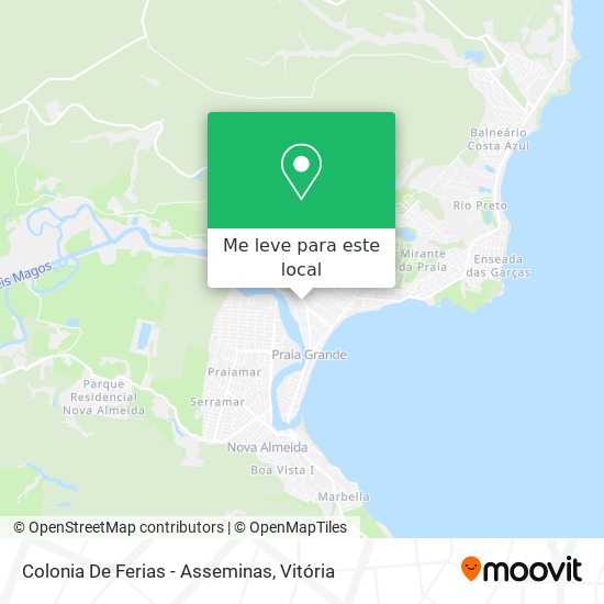 Colonia De Ferias - Asseminas mapa