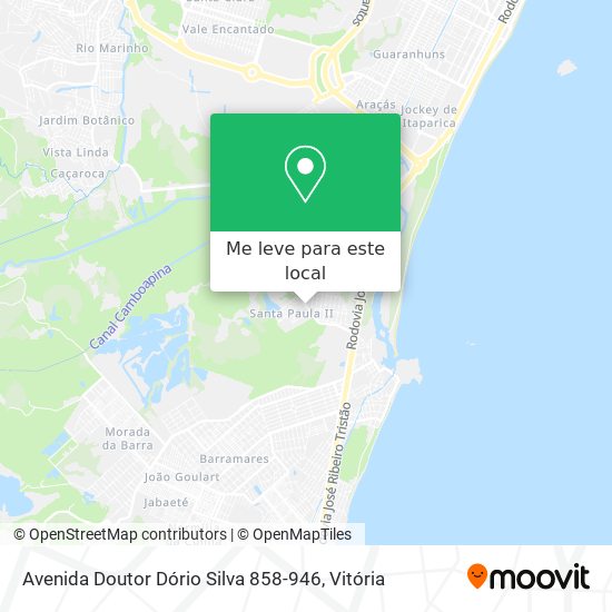 Avenida Doutor Dório Silva 858-946 mapa