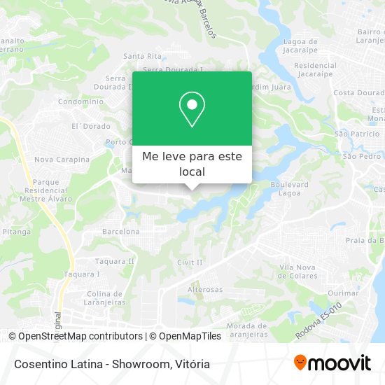 Cosentino Latina - Showroom mapa