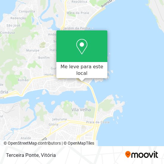 Terceira Ponte mapa