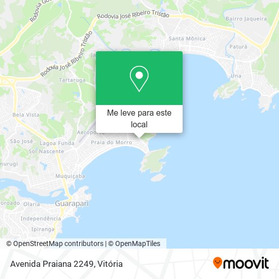 Avenida Praiana 2249 mapa