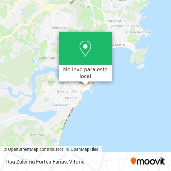 Rua Zuleima Fortes Farias mapa