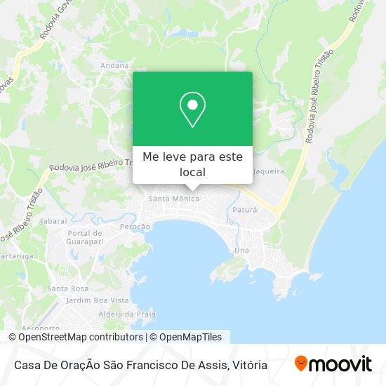 Casa De OraçÃo São Francisco De Assis mapa