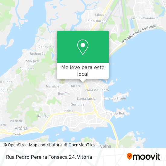 Rua Pedro Pereira Fonseca 24 mapa