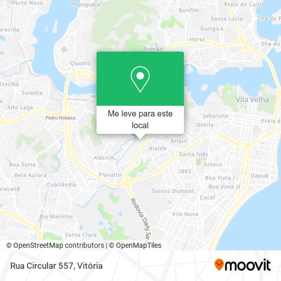 Rua Circular 557 mapa