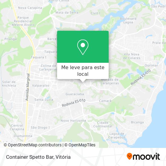 Container Spetto Bar mapa