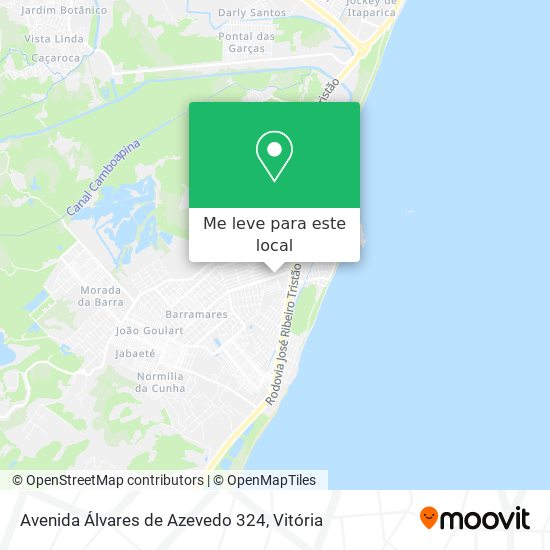 Avenida Álvares de Azevedo 324 mapa