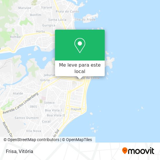Frisa mapa