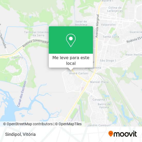 Sindipol mapa