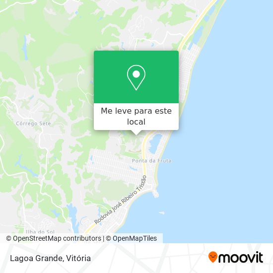 Lagoa Grande mapa