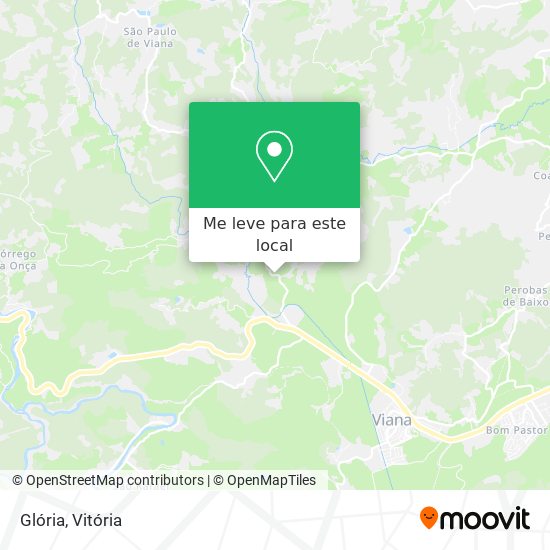 Glória mapa