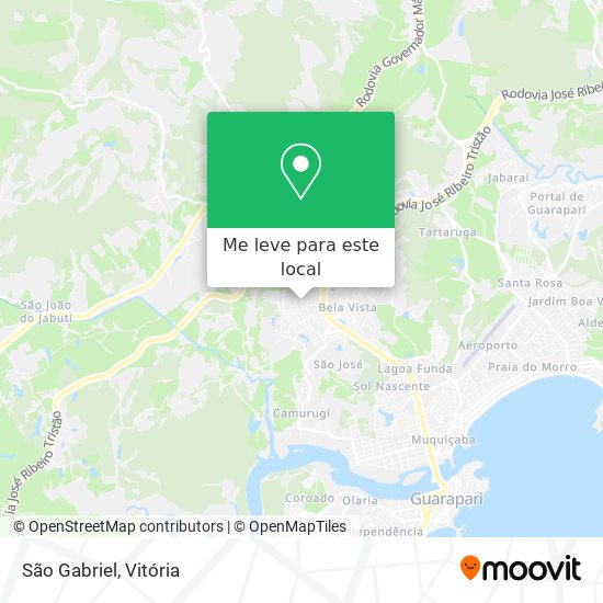 São Gabriel mapa