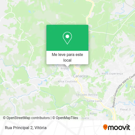 Rua Principal 2 mapa