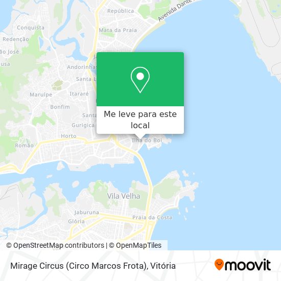 Mirage Circus (Circo Marcos Frota) mapa