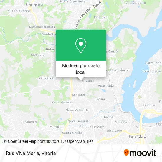 Rua Viva Maria mapa