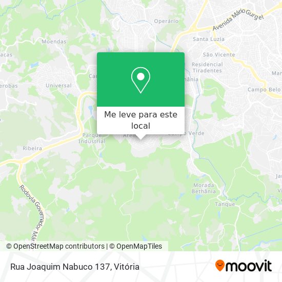 Rua Joaquim Nabuco 137 mapa