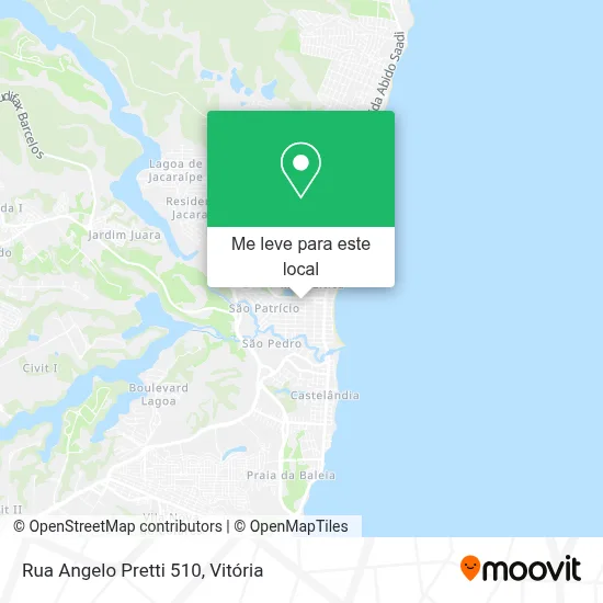 Rua Angelo Pretti 510 mapa