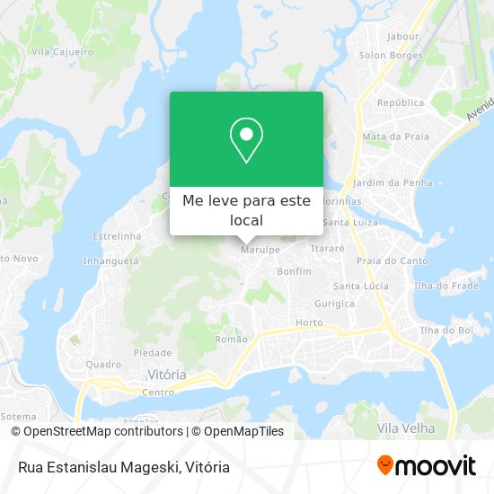 Rua Estanislau Mageski mapa