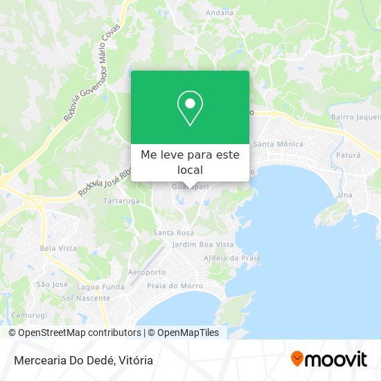 Mercearia Do Dedé mapa