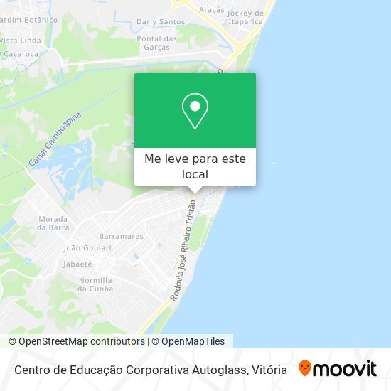 Centro de Educação Corporativa Autoglass mapa