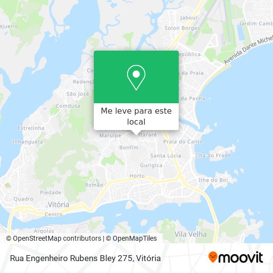 Rua Engenheiro Rubens Bley 275 mapa
