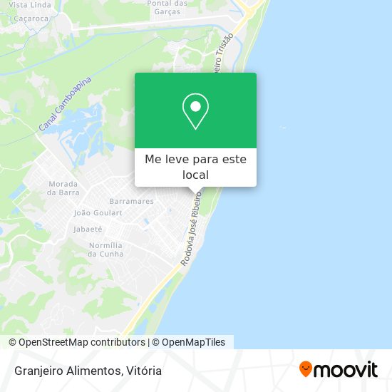 Granjeiro Alimentos mapa