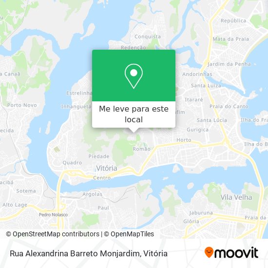 Rua Alexandrina Barreto Monjardim mapa