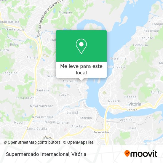 Supermercado Internacional mapa