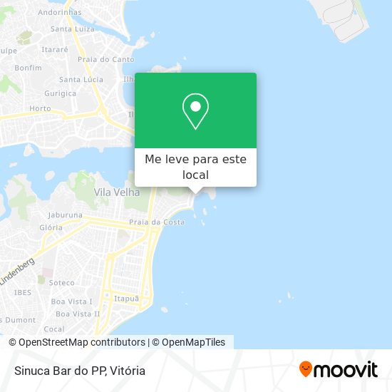 Sinuca Bar do PP mapa