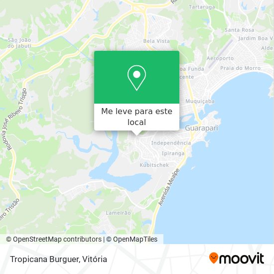 Tropicana Burguer mapa