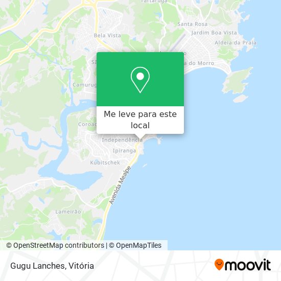 Gugu Lanches mapa