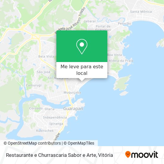 Restaurante e Churrascaria Sabor e Arte mapa