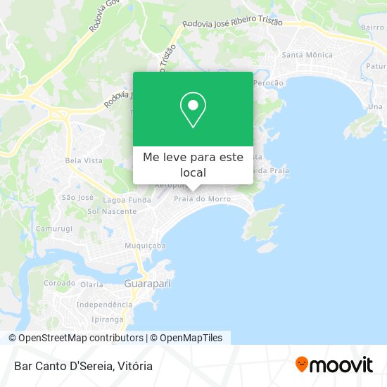 Bar Canto D'Sereia mapa