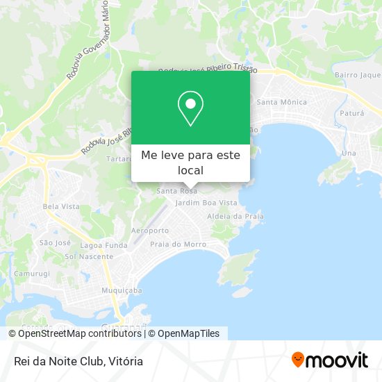 Rei da Noite Club mapa