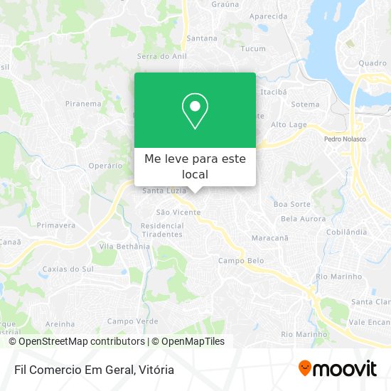 Fil Comercio Em Geral mapa