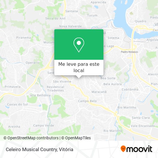 Celeiro Musical Country mapa