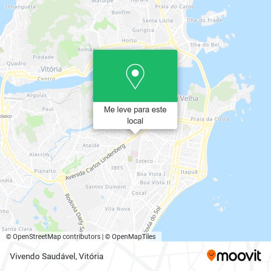 Vivendo Saudável mapa