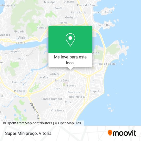 Super Minipreço mapa